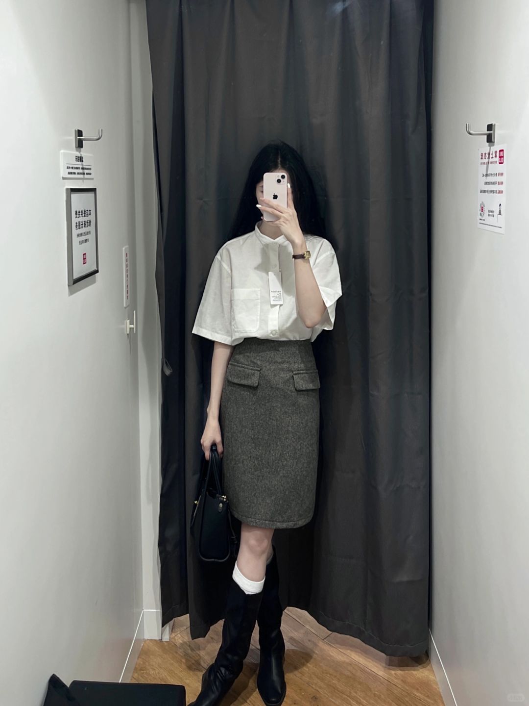 优衣库聪明小衫又赢麻了?🙈+89中裙Celine书卷感拉爆…
