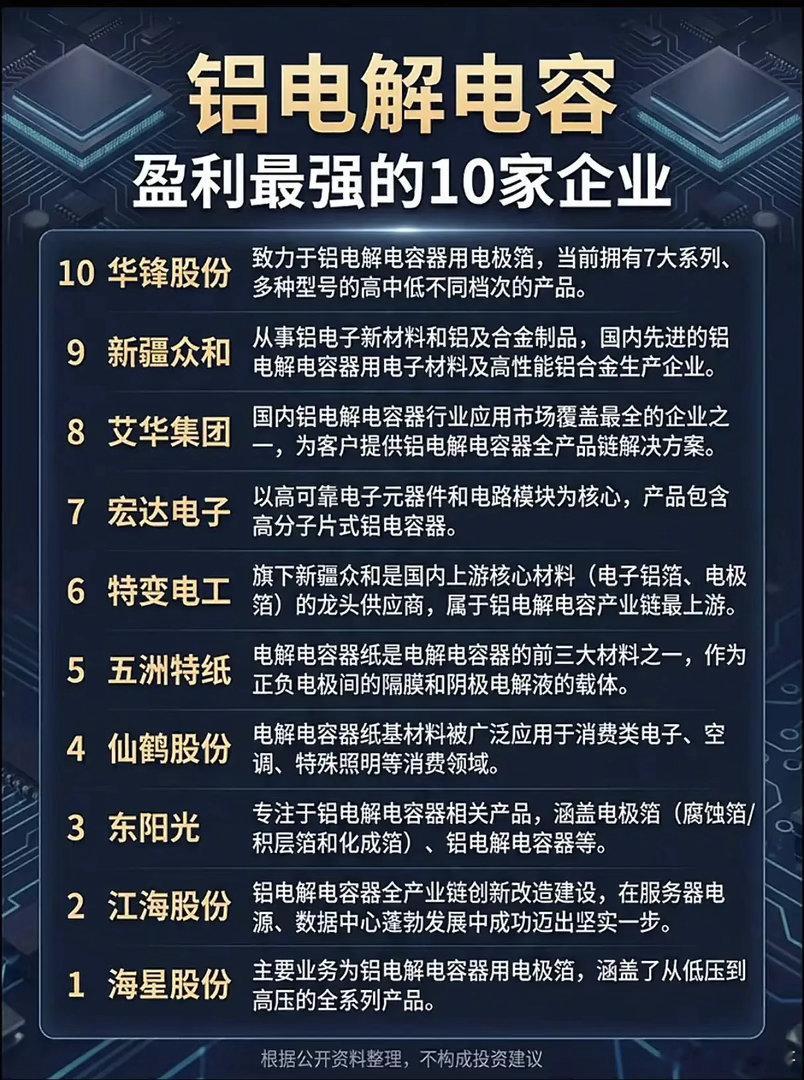 被AI带火的“工业维生素”，这10家企业为何成了盈利王？当市场把目光全放在CPU