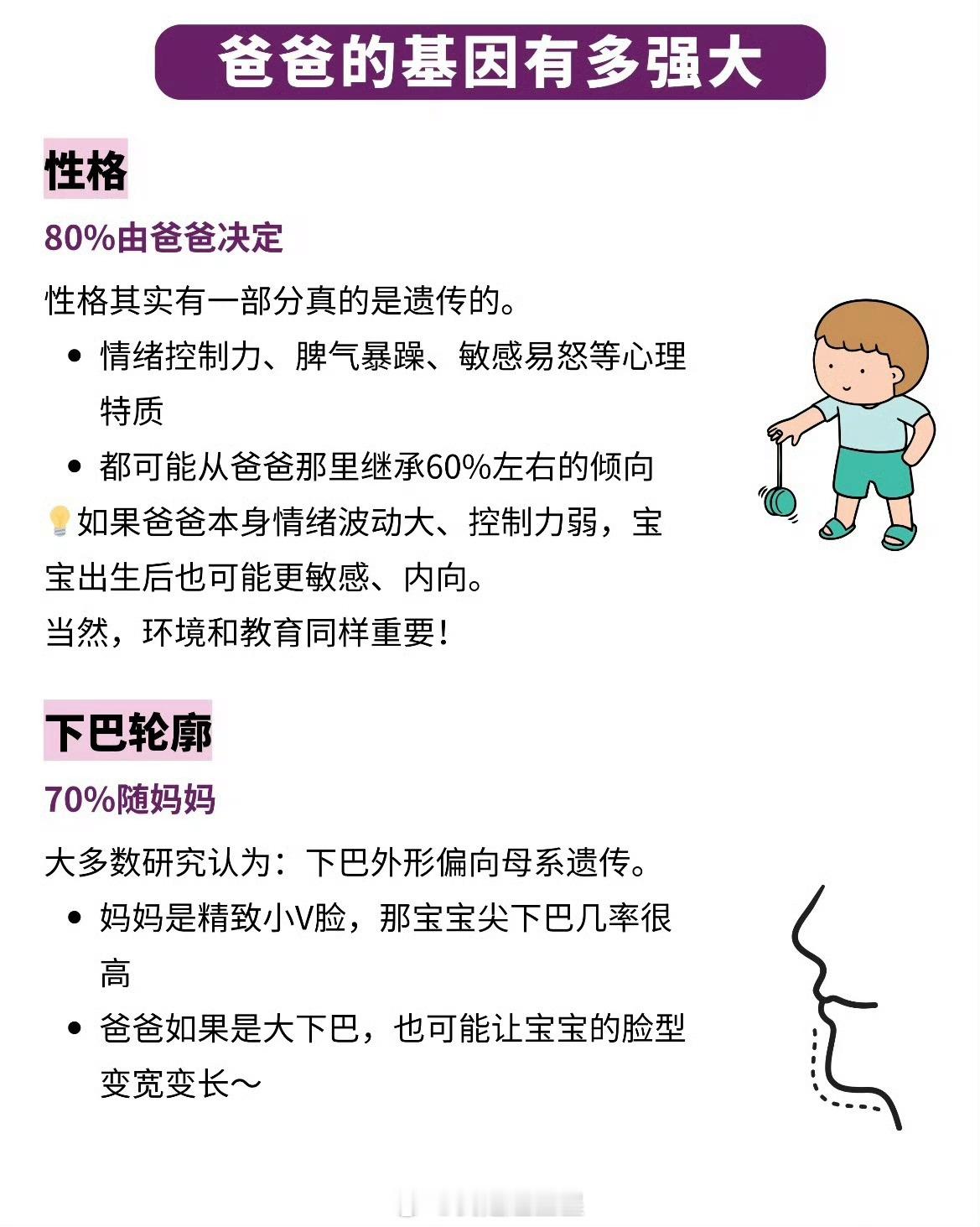 原来大部分女儿都是遗传爸爸了有句老话也是这样说的：“男孩像妈，女孩像爸” 