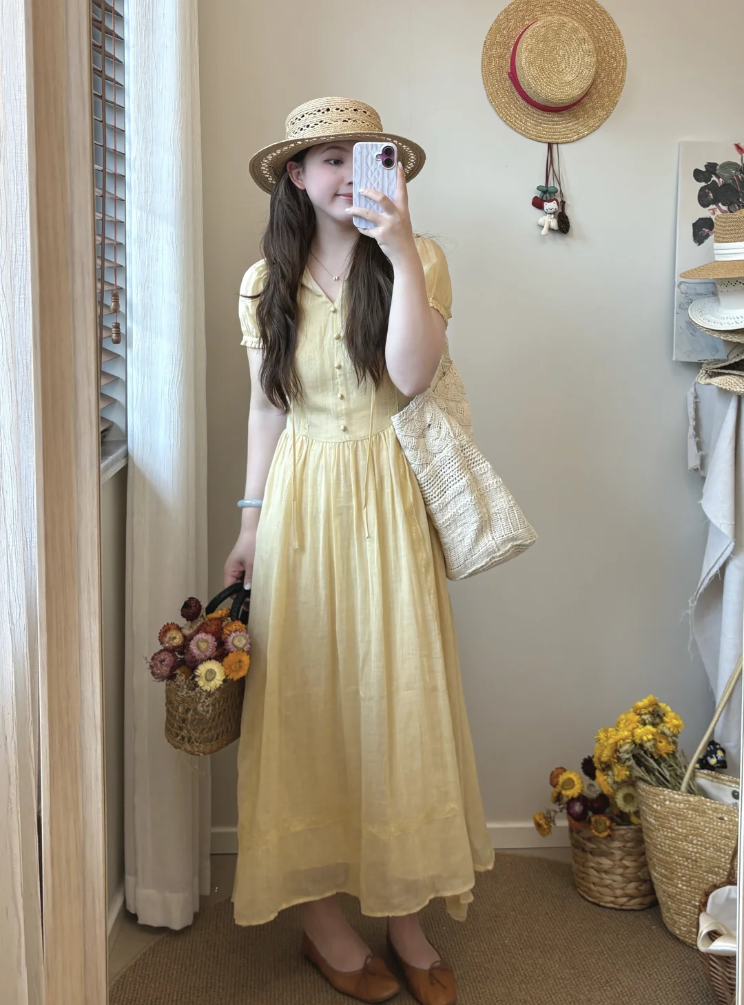 🧈🧈🧈奶酪黄连衣裙～