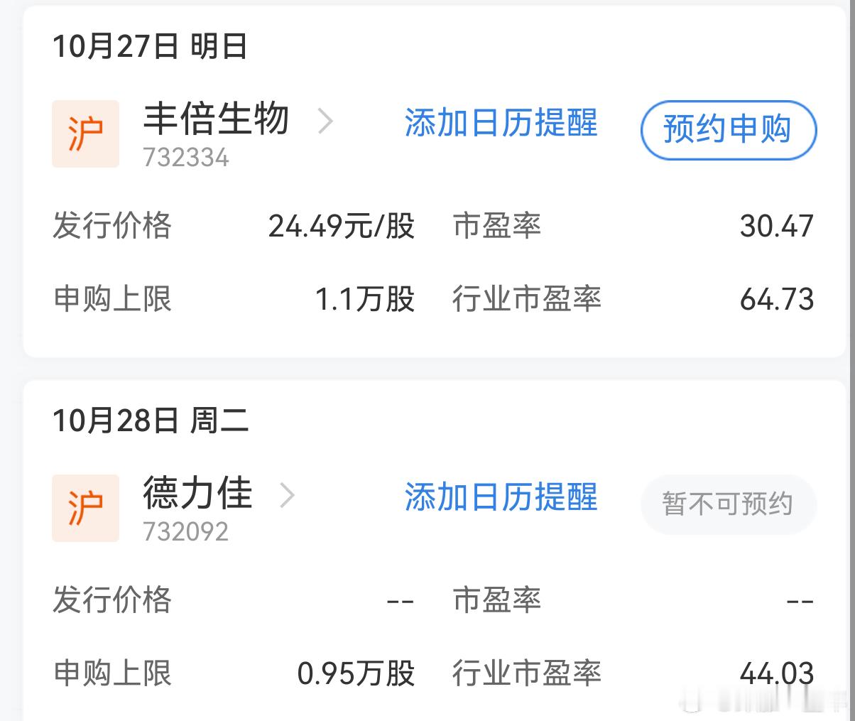 A股 下周，有两只新股申购 ​​​