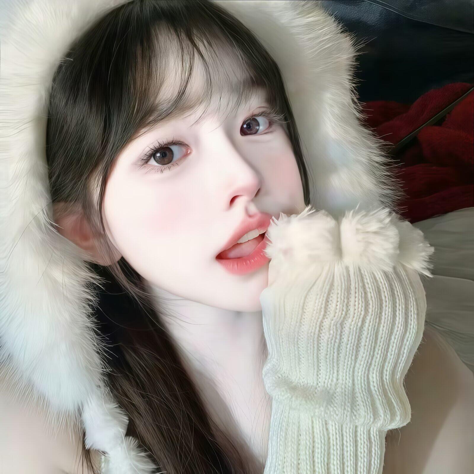 温柔女头｜高清女生头像｜允许自己自在的盈缺 