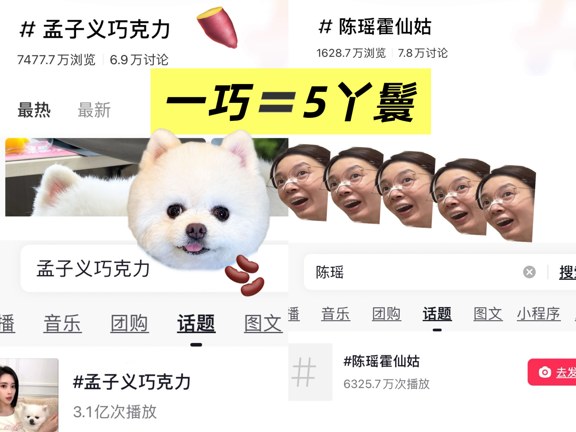 为什么陈瑶霍仙姑的热度还没有孟子义的巧克力有热度？陈瑶