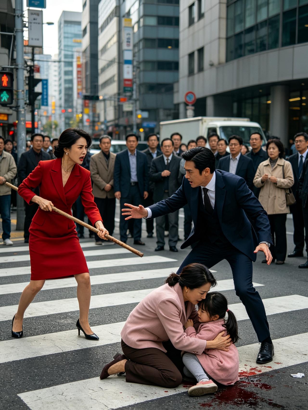 马路边救下受欺负的母女，总裁万万没想到，那是自己的家人

闹市街头，人来人往。一