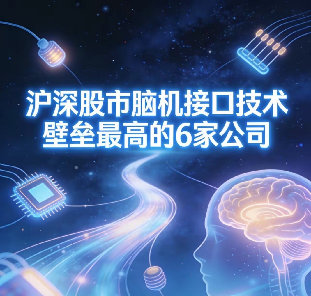 脑机接口赛道核心标的：6家A股龙头的技术壁垒与竞争优势解析脑机接口作为横跨人工智