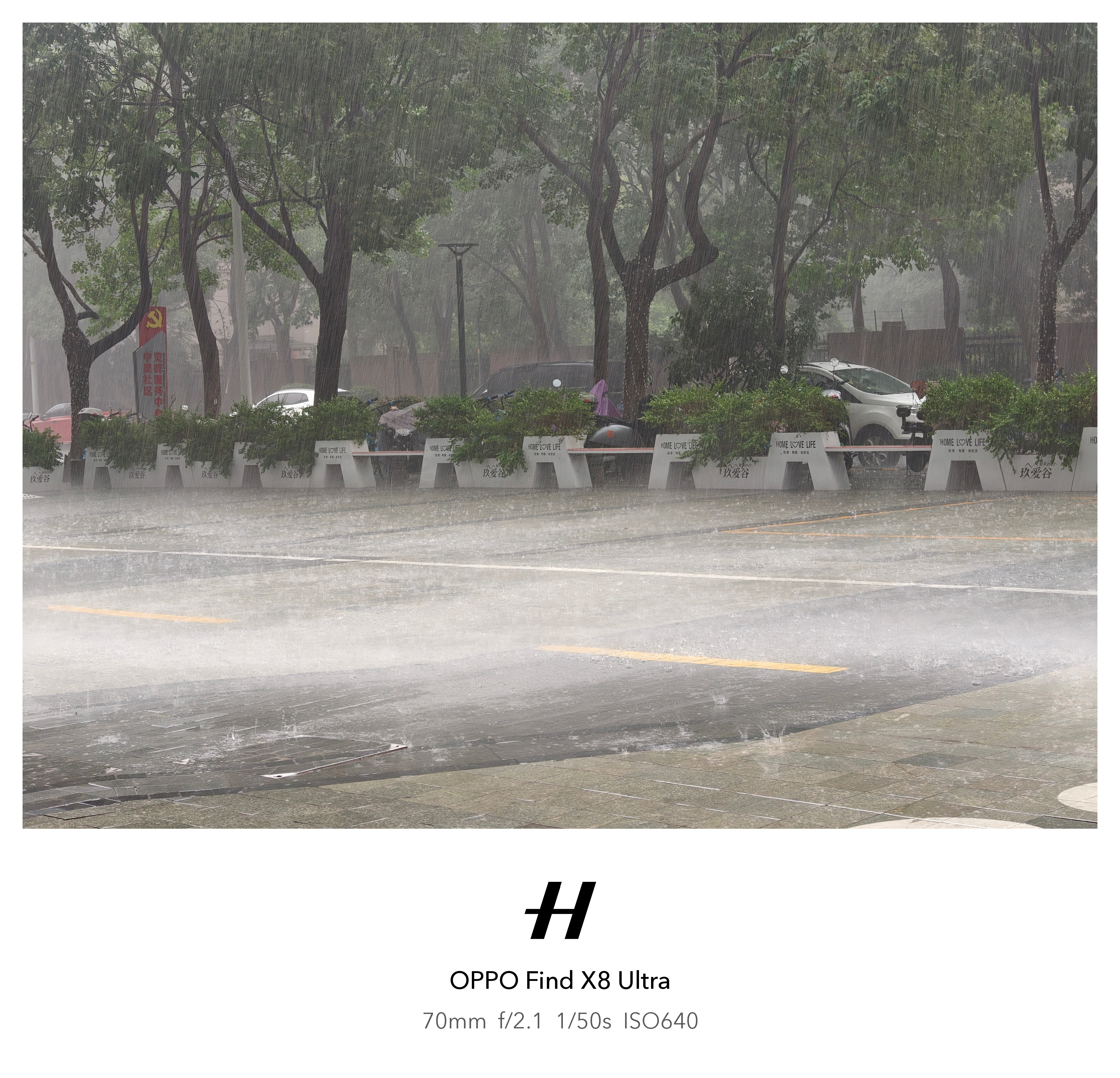 被大雨困在半路上了，好惨[苦涩] ​​​