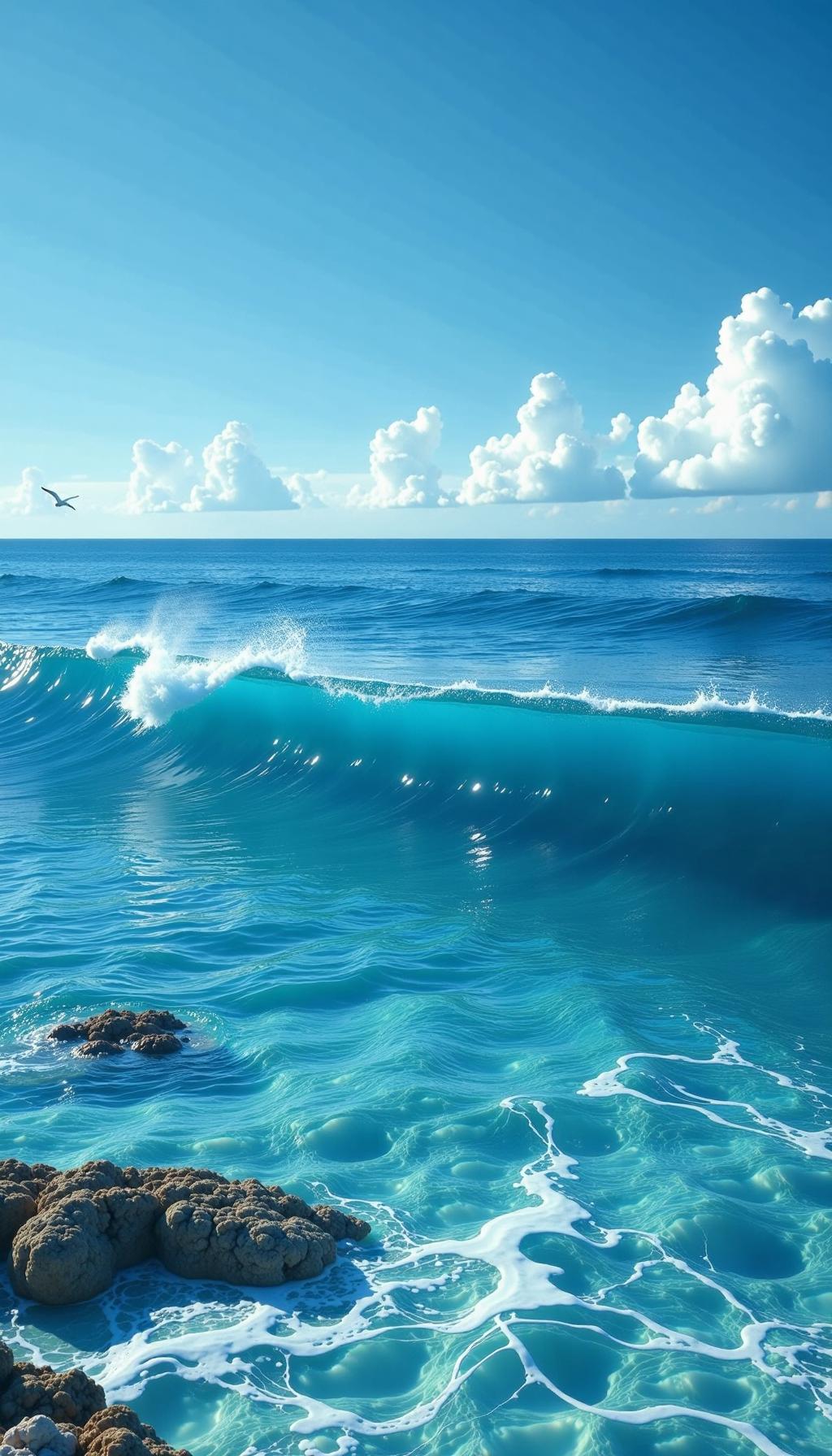 为什么大海看上去是蓝色的？这是许多人在海边常常会问的问题。其实，海水的颜色并不仅