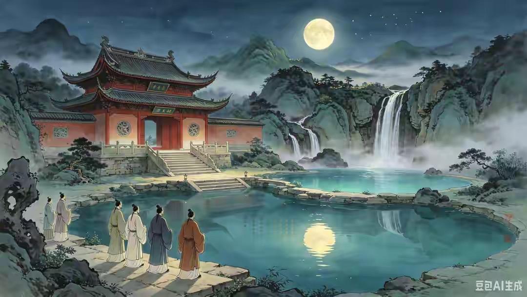 新泰龙池边古寺沉水千年，以静守消解外界纷扰，恰如文脉沉心为根，不张扬、不躁动，把