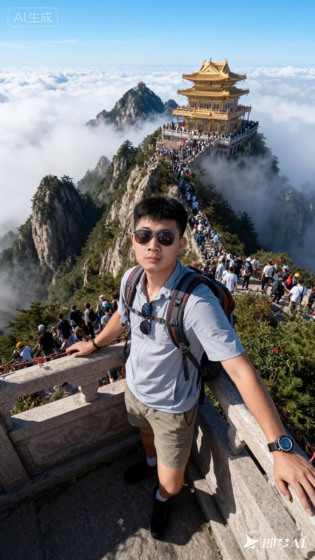登顶成功 爬山⛰️ 自然风景区 户外爬山 旅游景点