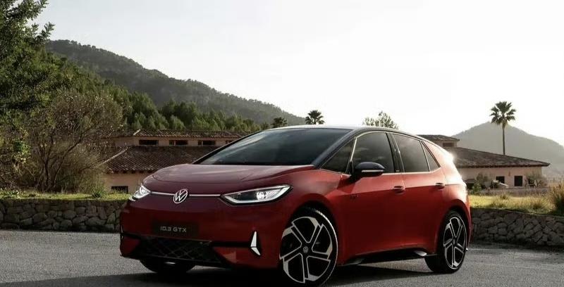 【大众ID.3 GTX官图发布 驾驶感比肩GTI Clubsport】近日，大众