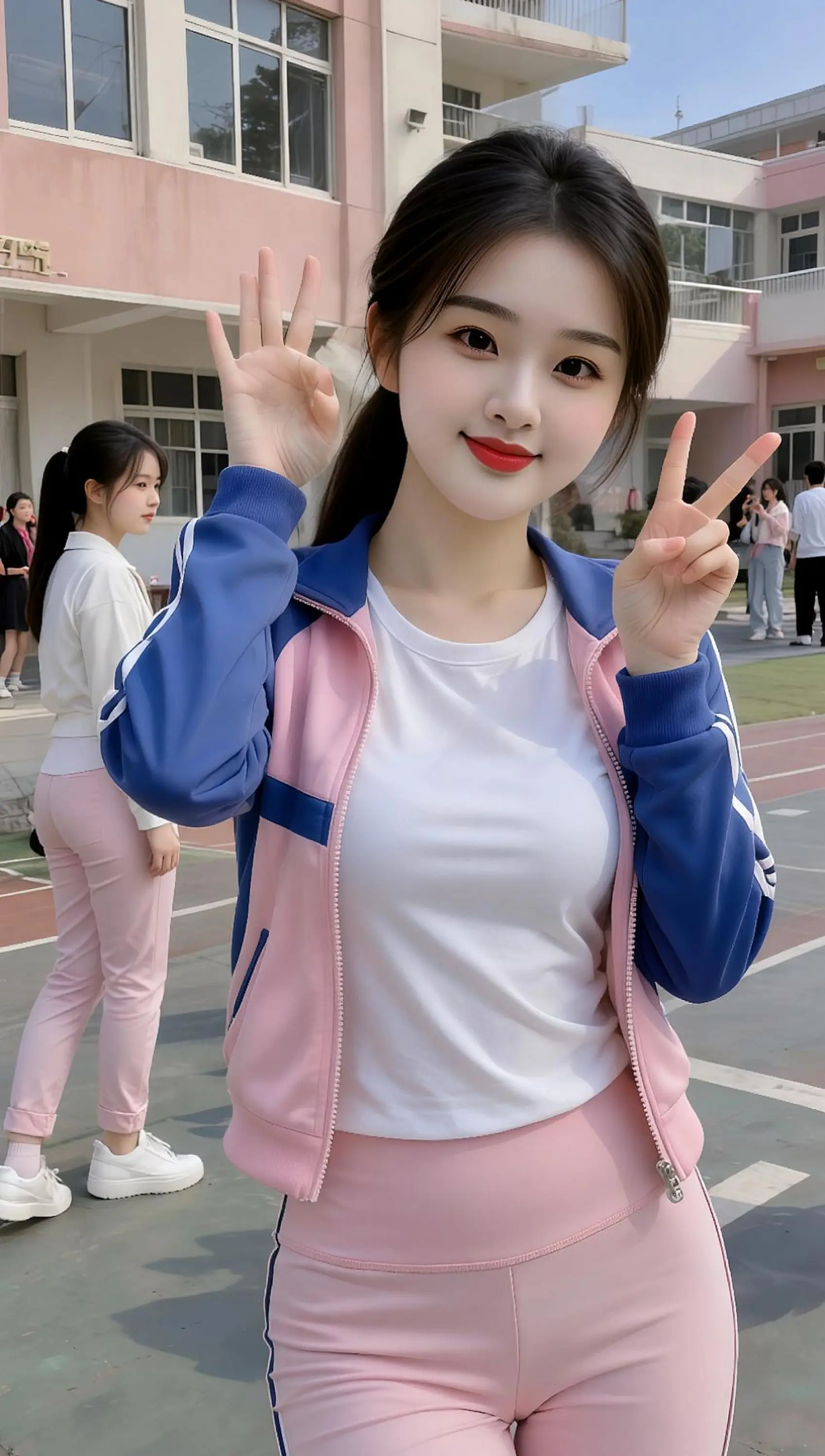 AI校园活力照 ai创作