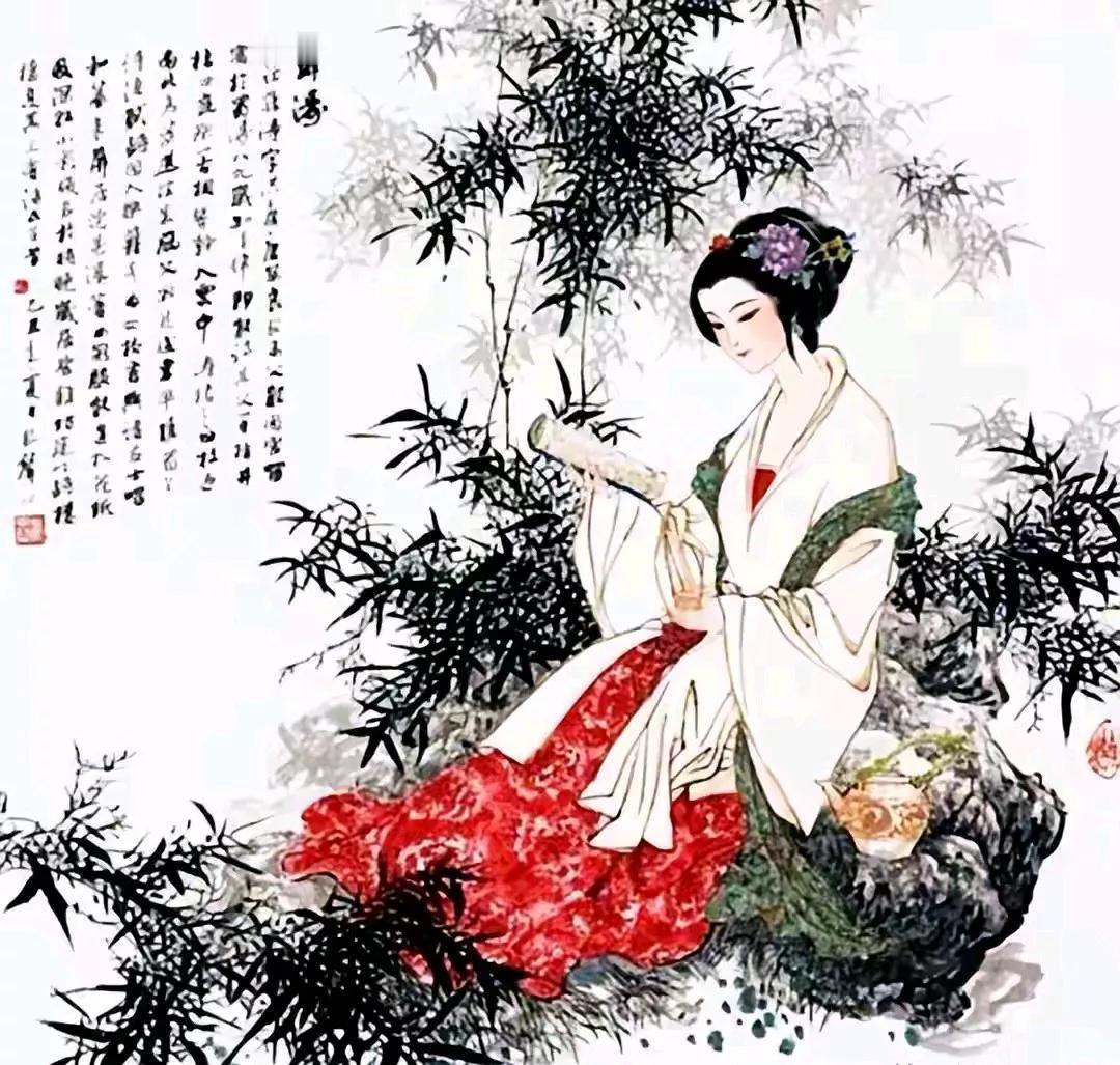 名家仕女画选仕女画欣赏