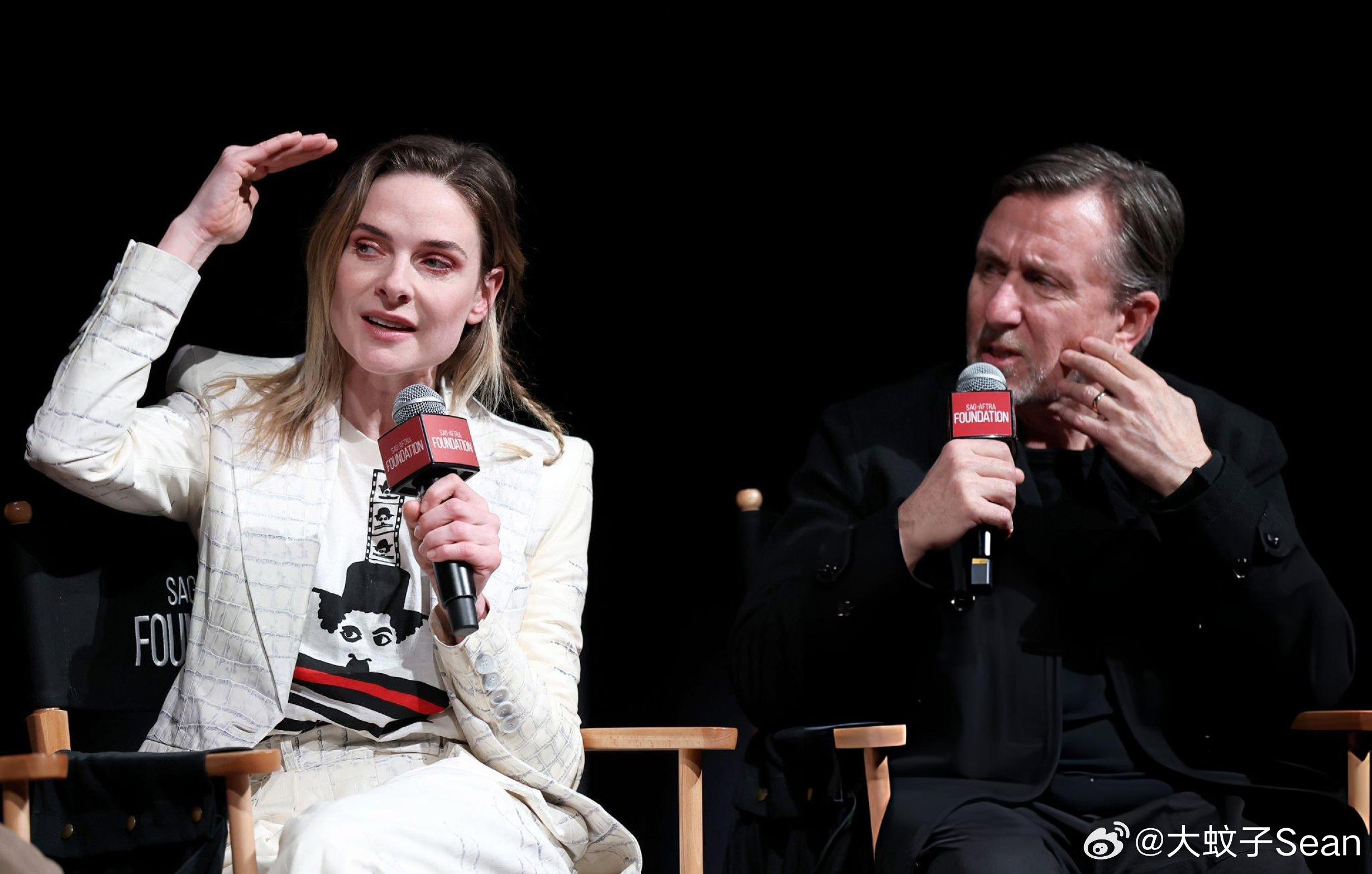 Rebecca Ferguson丽贝卡弗格森在纽约出席SAG-AFTRA工会举办