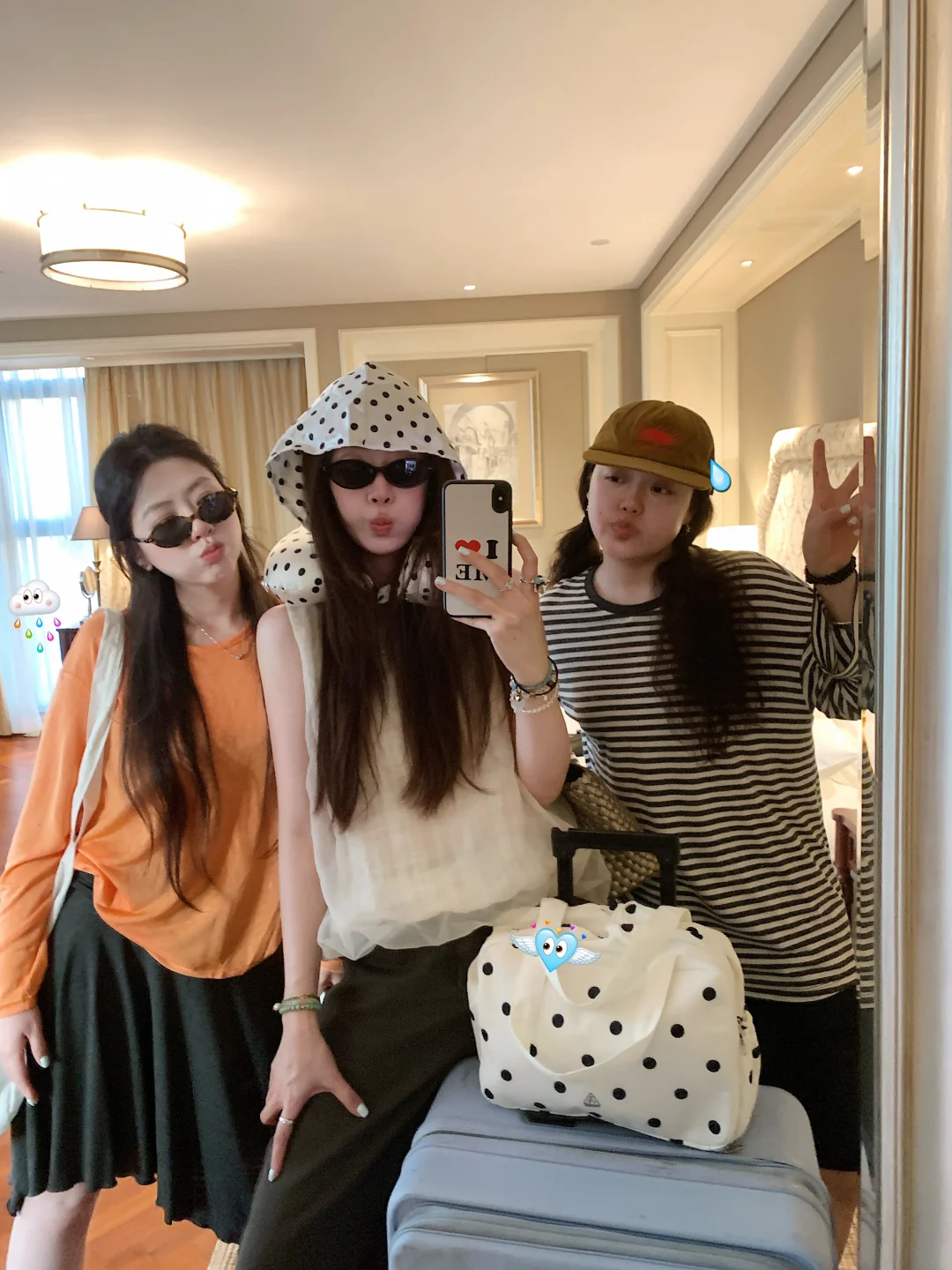 最近和姐妹的ootd～🧡