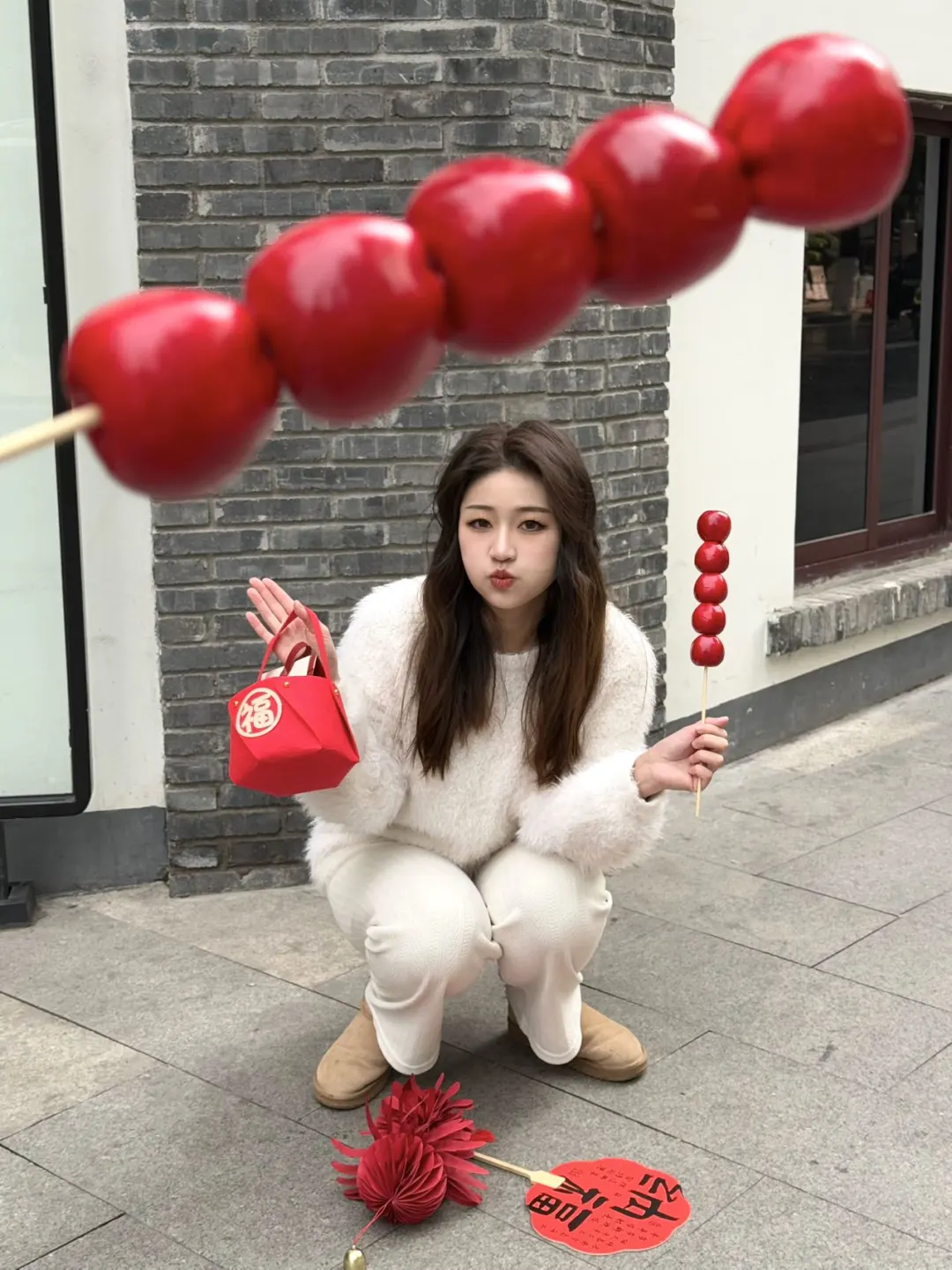 新年鲁祖庙也太喜庆了！边吃边拍迎新春