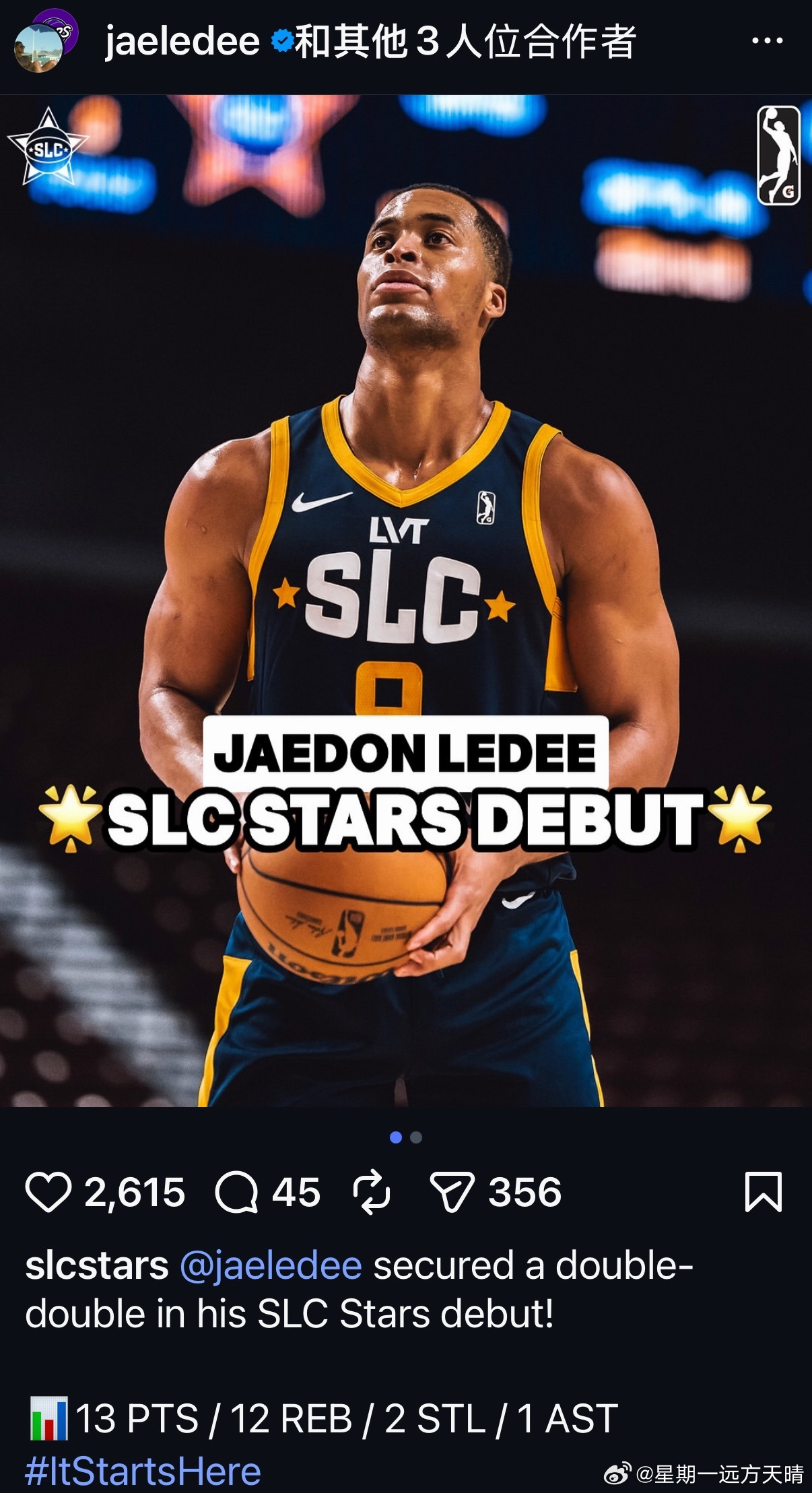 辽宁男篮杰登勒迪 下面是一份“球探报告式”的总结，把 Jaedon LeDee 