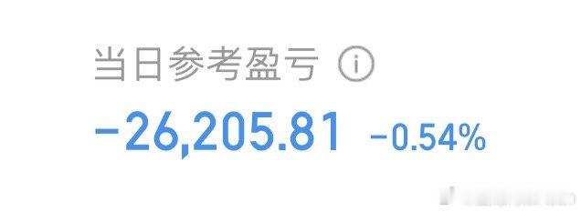 涨跌互半，亏损2.6万，医药股、科技股涨了一些，但还是没顶住光伏、白酒的跌幅。 