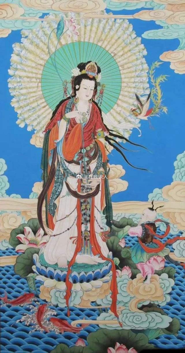 百福观音，见者福无量，转发后福报成倍增长！ 