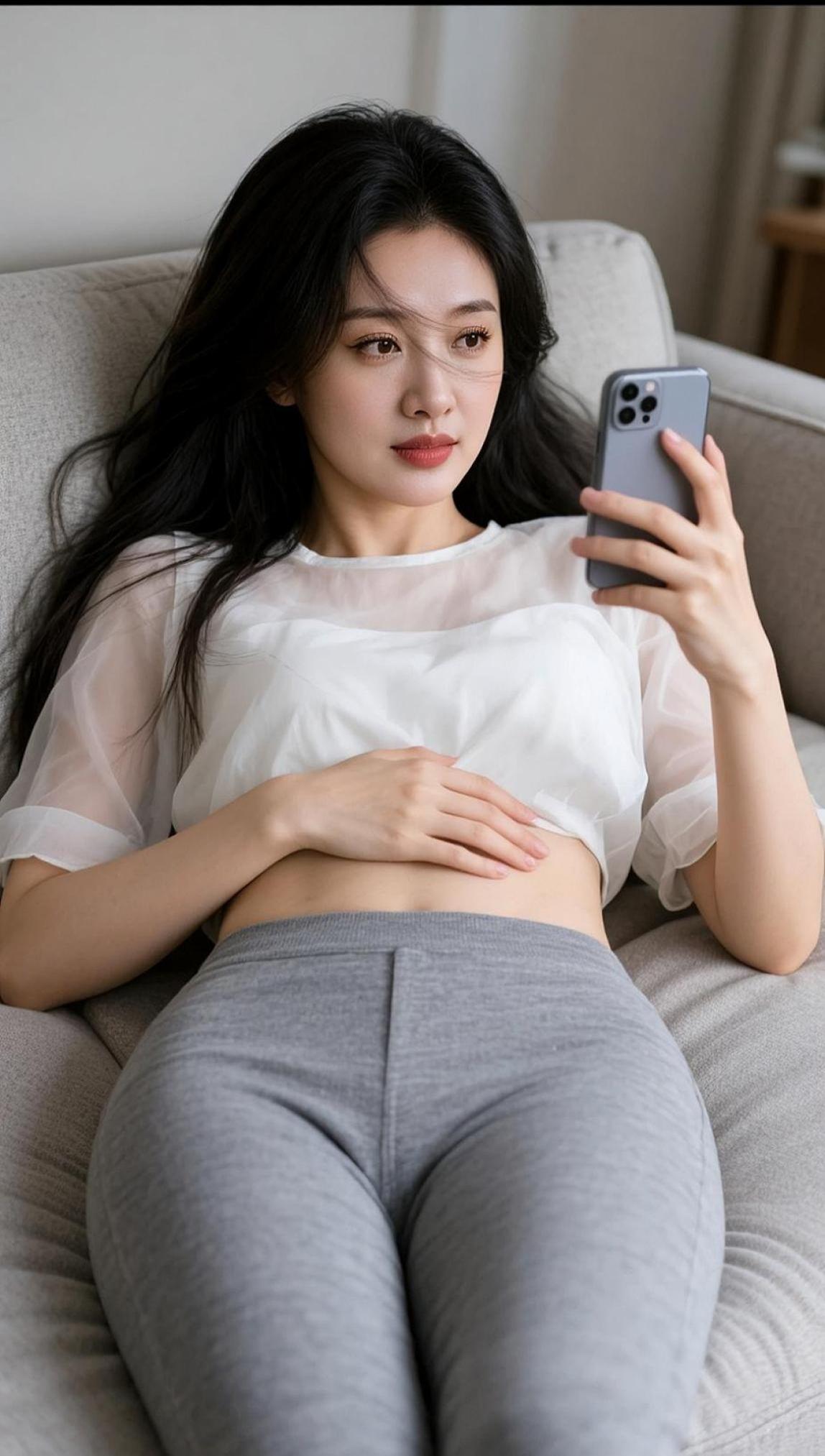 AI沙发自拍风 抖音ai创作