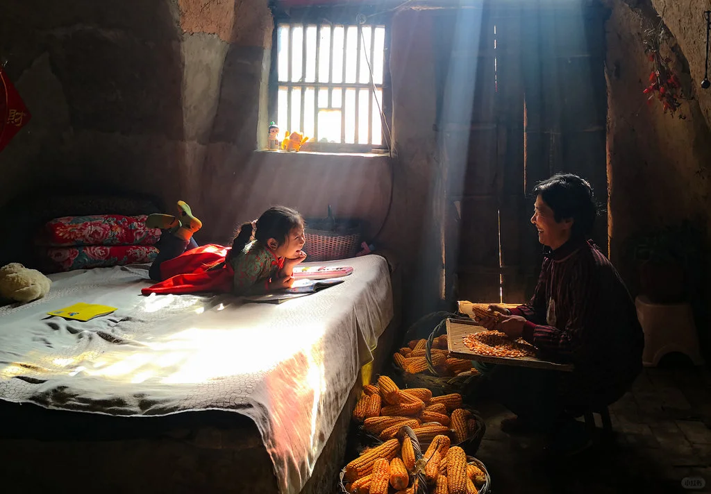 【摄影审美提升】-窑洞亲情作品解析