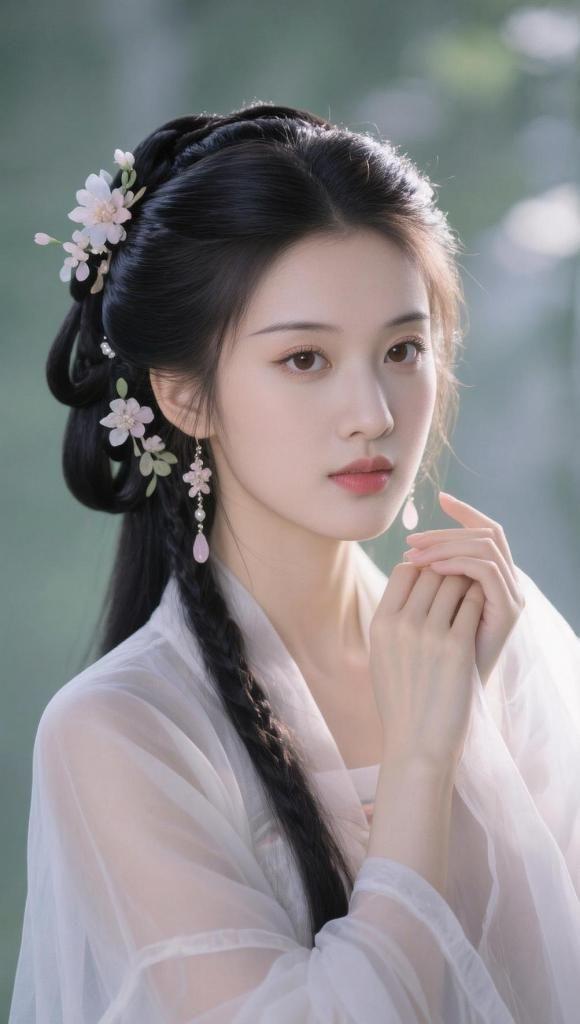 AI轻纱古风照 抖音ai创作