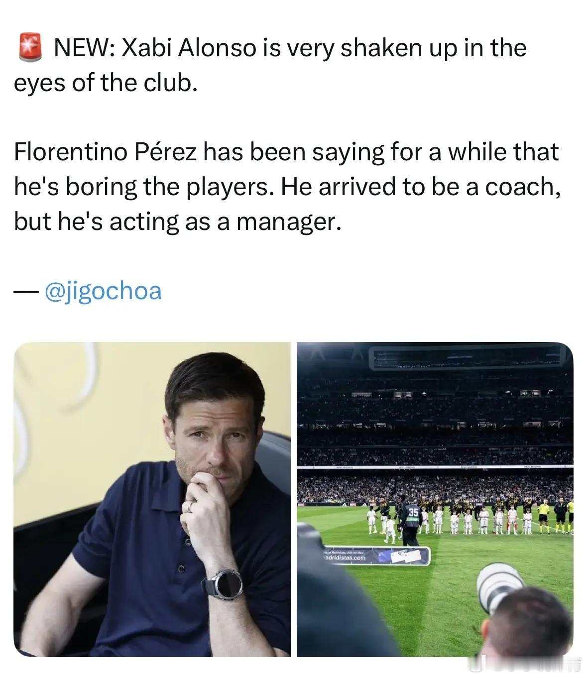 最新消息：老佛爷说，阿隆索让球员感到厌烦！ 