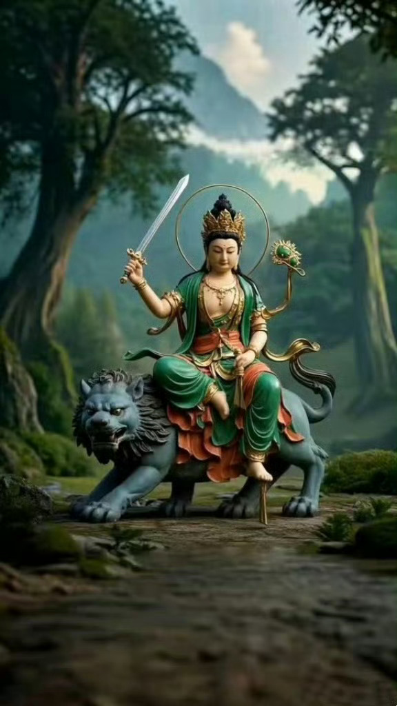 南无文殊师利菩萨，弟子诚心祈愿：护佑天下学子心神安定，下笔顺畅，逢考必胜，金榜题