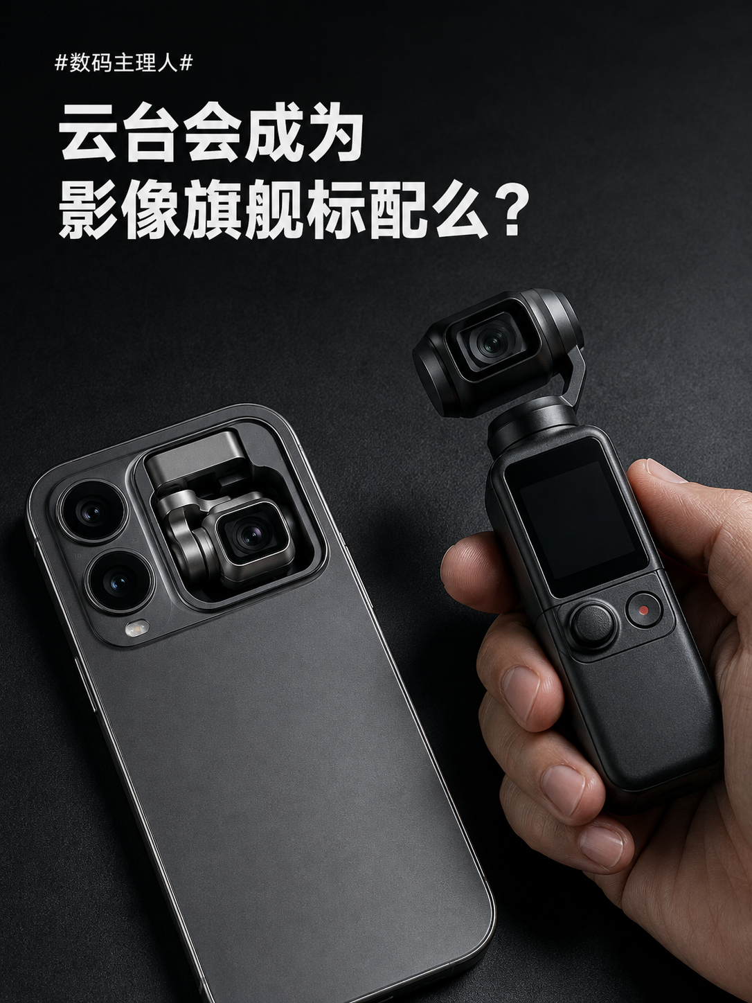 数码主理人云台会成为影像旗舰标配么 最近荣耀Robot Phone火了一波，我个