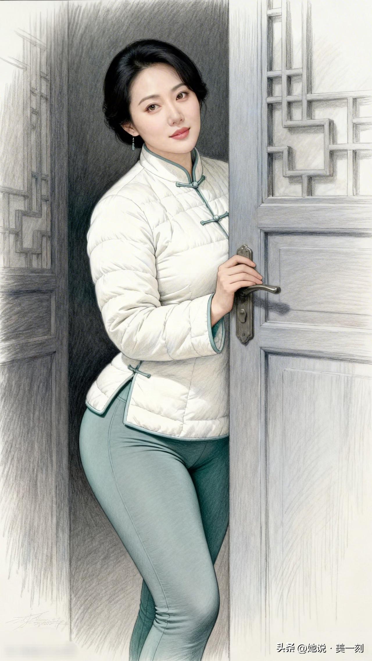 优雅东方美人，古风韵味十足！五十多岁的女人,到底该长什么样?