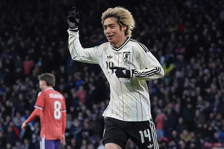 日本1-0苏格兰！热身赛4连胜 伊东纯也替补绝杀 3天后过招英格兰在北京时间3月