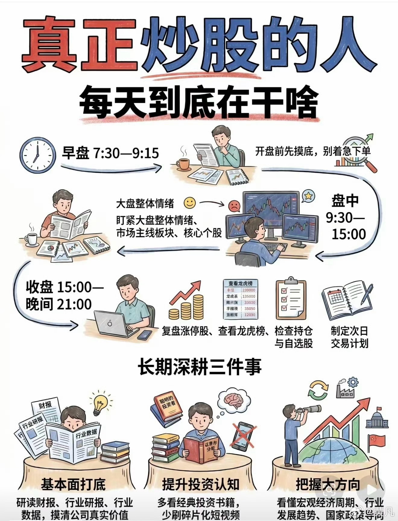 炒股的收获是什么？上知天文 下知地理，各行各路产业……，却唯独收获不了长期盈利。