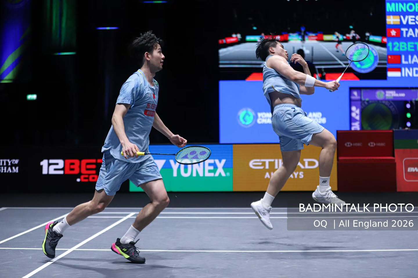 梁王驾到梁王组合 梁王加油 -赛事图文-2026全英公开赛20260307 1/