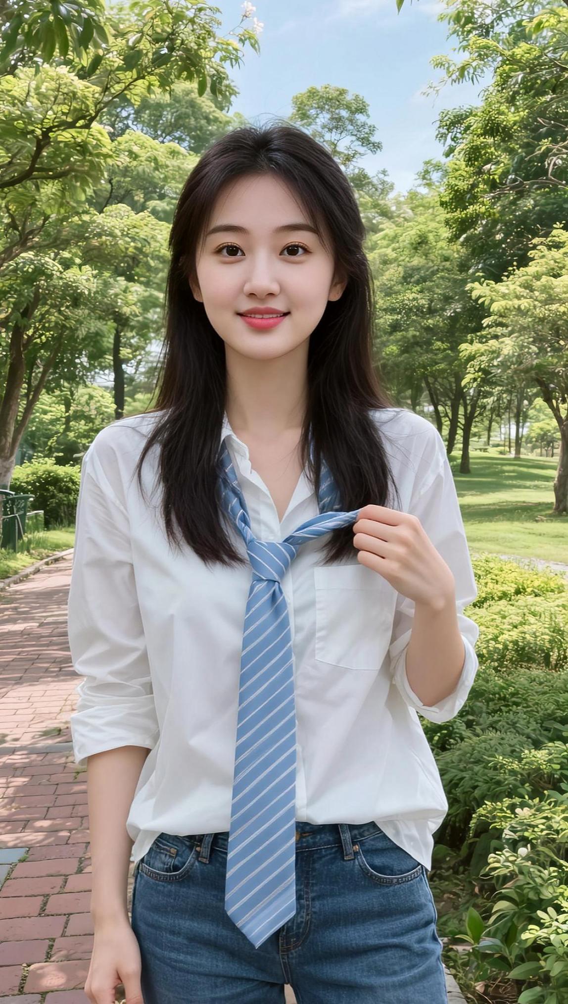 AI清新生活照 抖音ai创作 颜值在线 女人一定要活成自己喜欢的样子 穿搭技巧