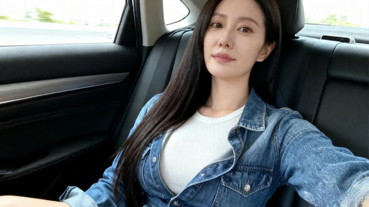 后排随拍！姐姐这状态也太绝了吧！
谁懂啊！坐个车随手拍都这么出片，松弛感直接拉满