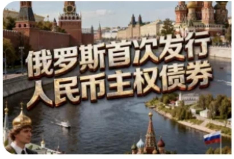 俄罗斯的人民币主权债券还是来了！
据俄罗斯财政部消息，俄罗斯发行了200亿人民币