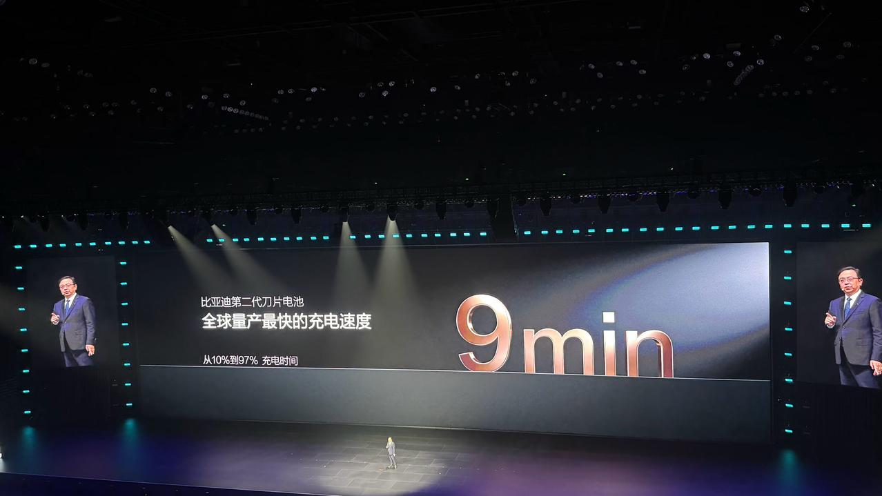 王传福：比亚迪闪充技术 从10%到70% 充电时间5分钟，从10%到97% 充电
