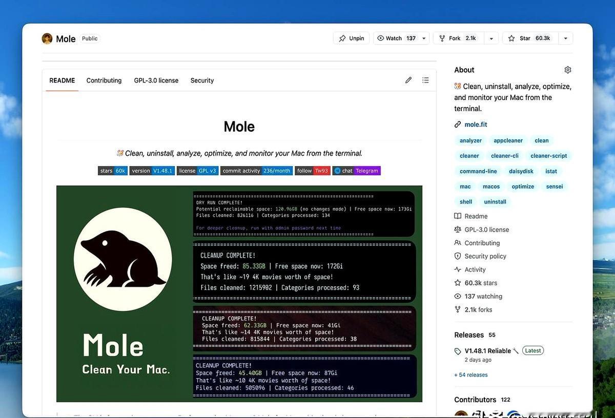 从三亚泳池边的几百行代码，到 GitHub 6万Star！
他当初只是想解决自己
