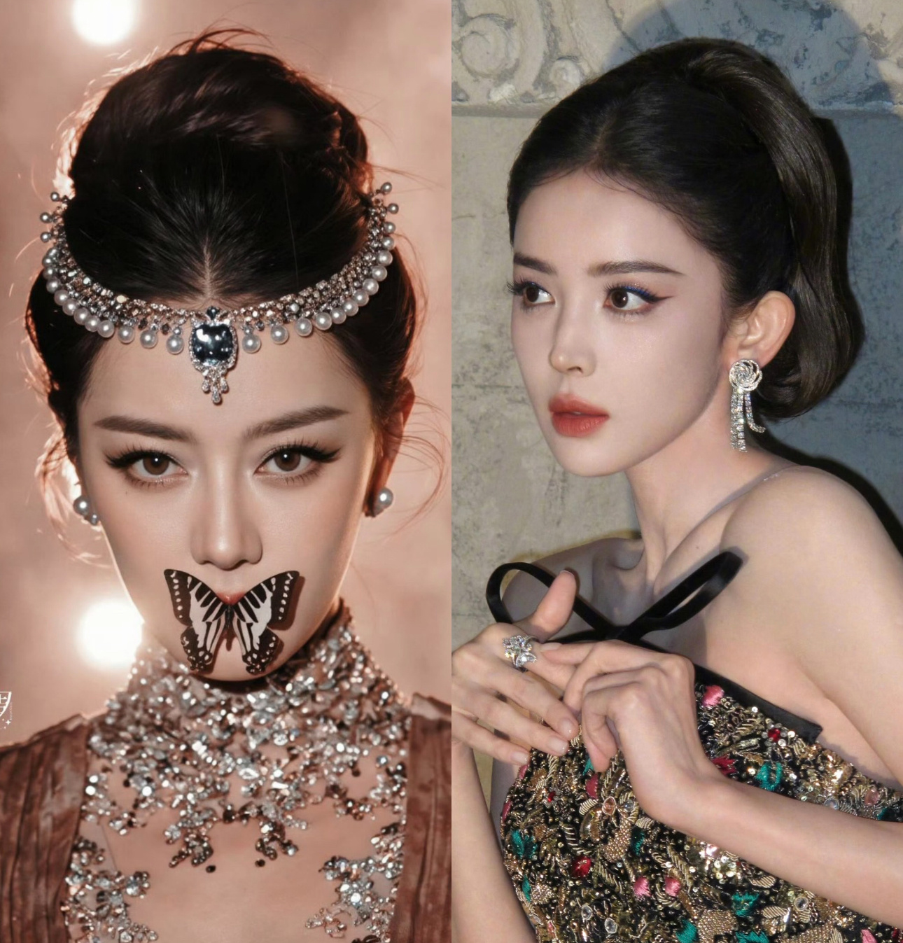 古力娜扎遇到迪丽热巴，就像周瑜遇到诸葛亮，一下子理解周瑜了！今年的VOGUE红毯