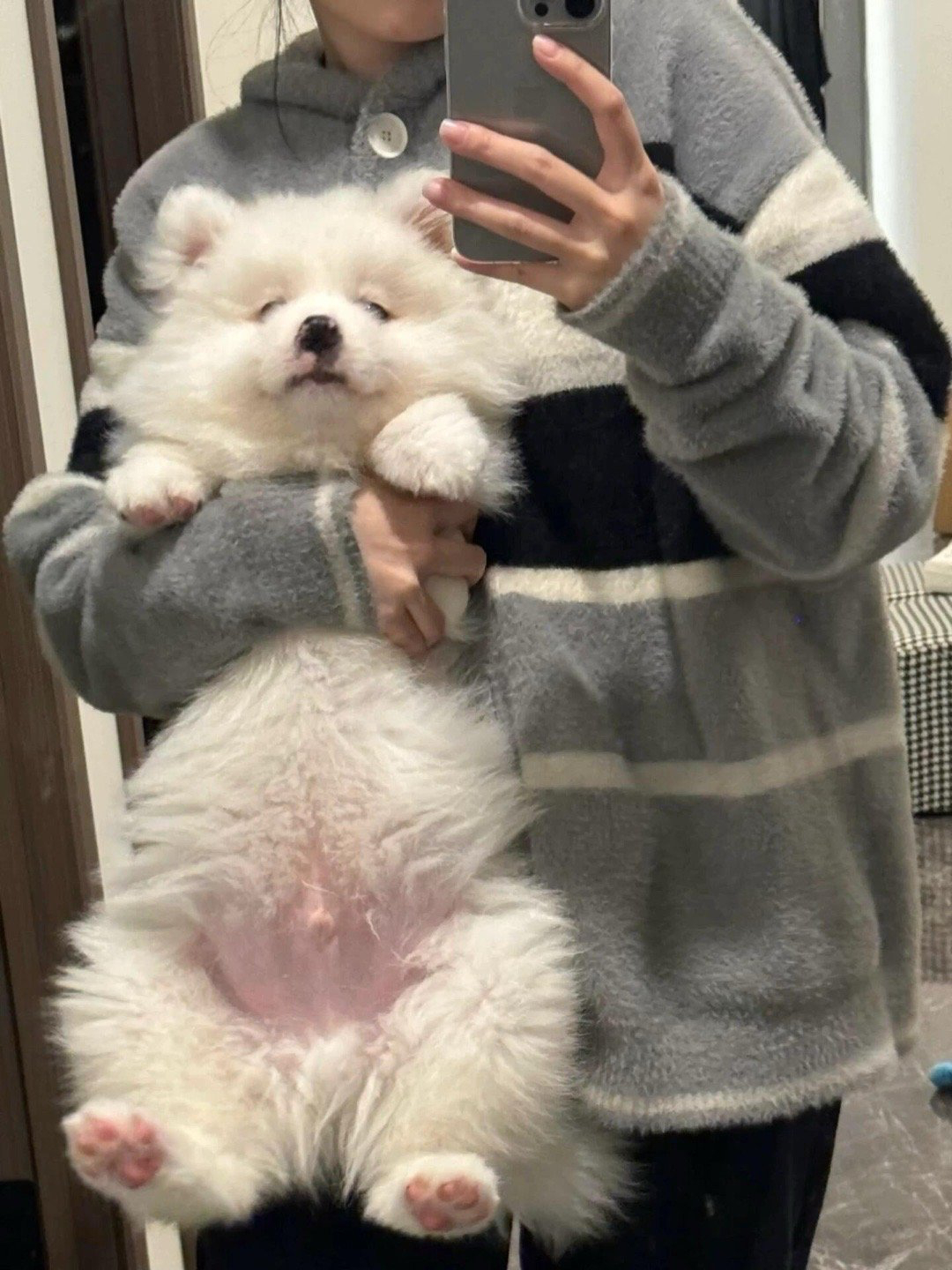 麻麻，你要拍好了吗，我快掉下去了耶 