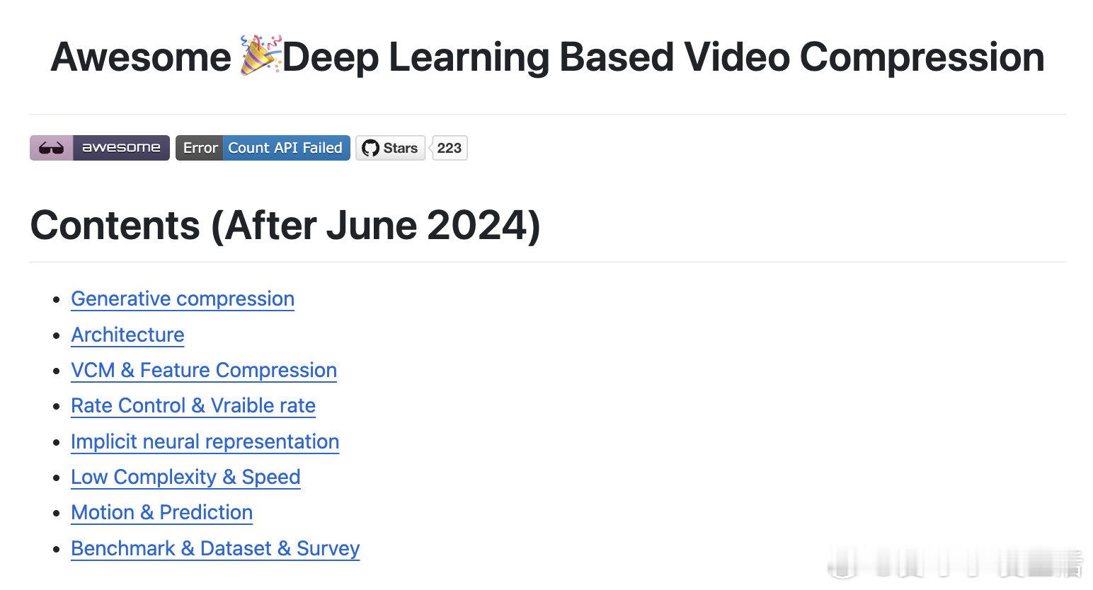 【[223星]Awesome-Deep-Learning-Based-Video