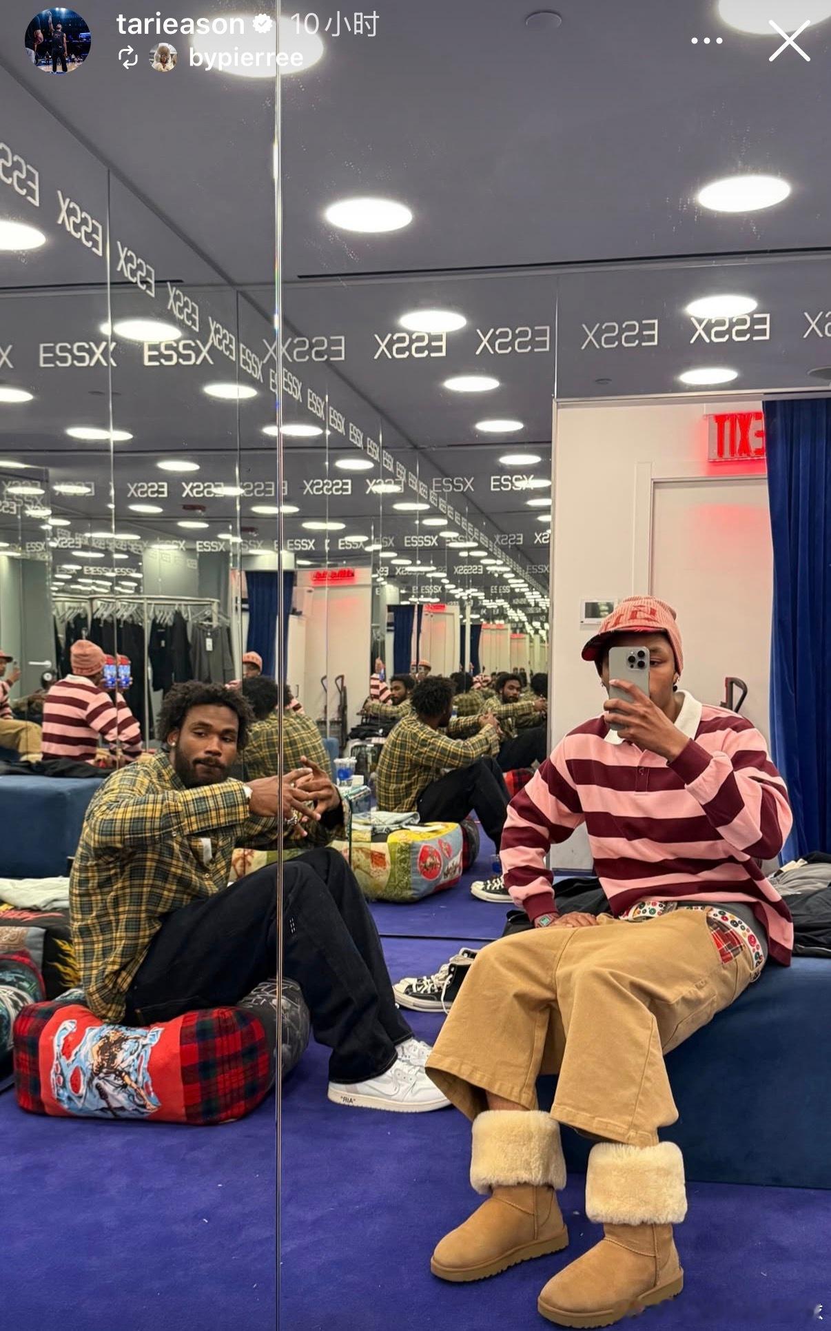 伊森休赛期一直都想往“潮流”方向发展👀休斯顿火箭nba总决赛休斯顿火箭