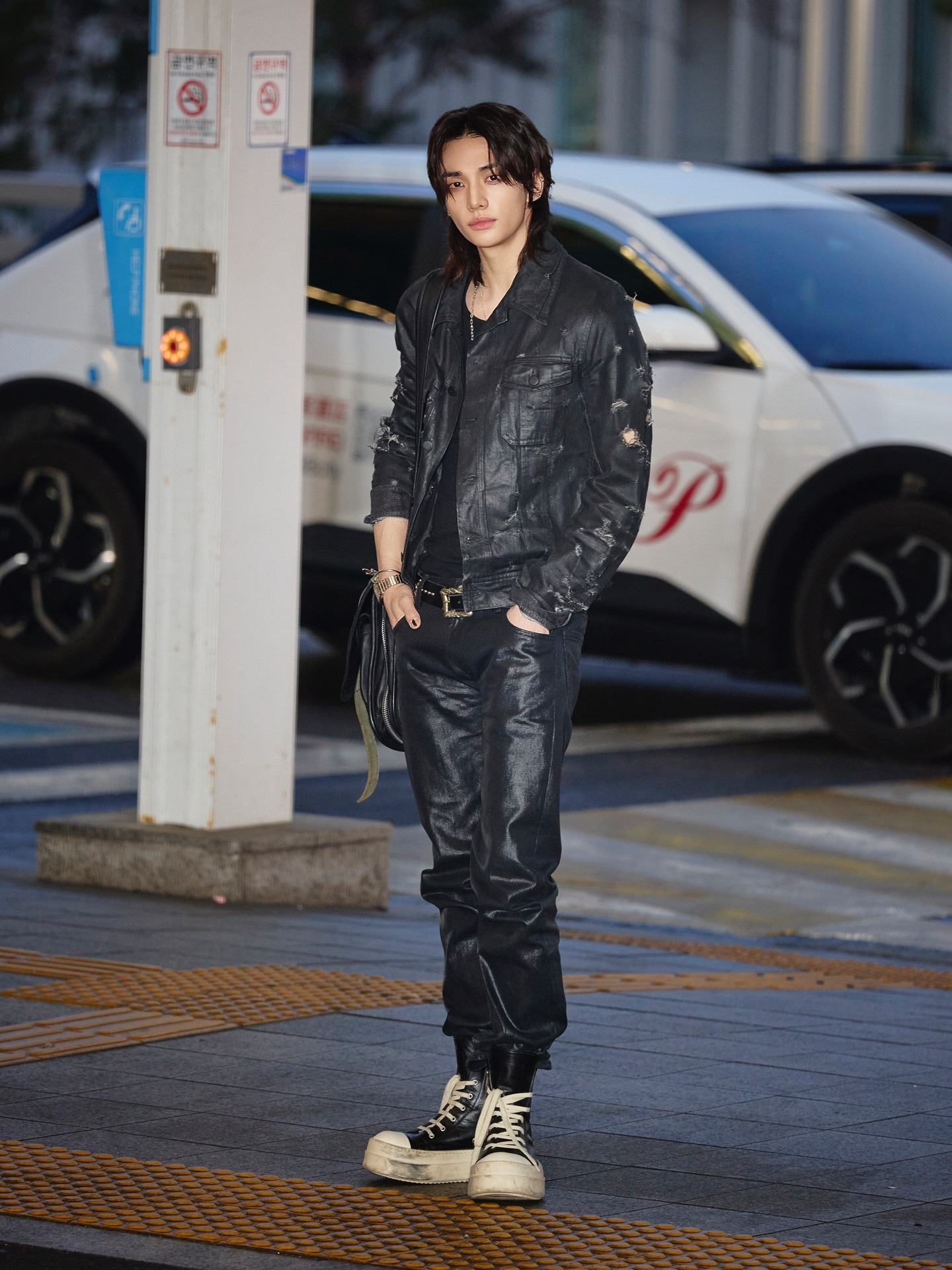 黄铉辰 × 机场 Look✈️Hyunjin出发台湾𝑪𝒂𝒓𝒕𝒊𝒆𝒓