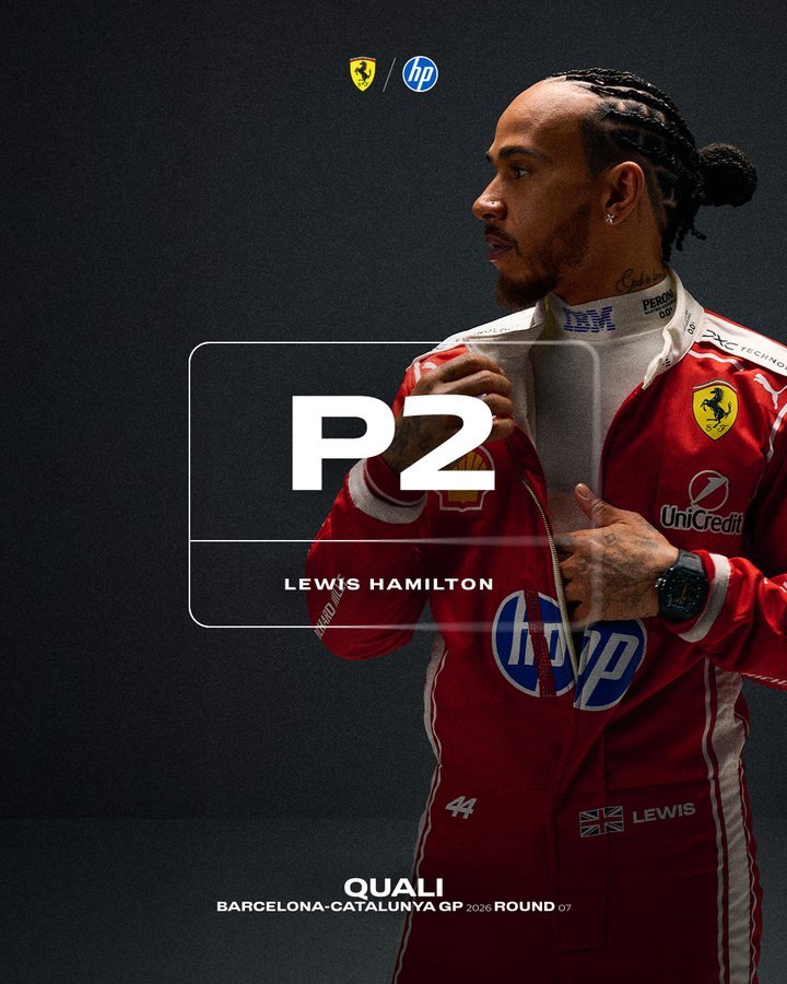 汉密尔顿法拉利生涯大奖赛第一个头排2026f1巴塞罗那大奖赛