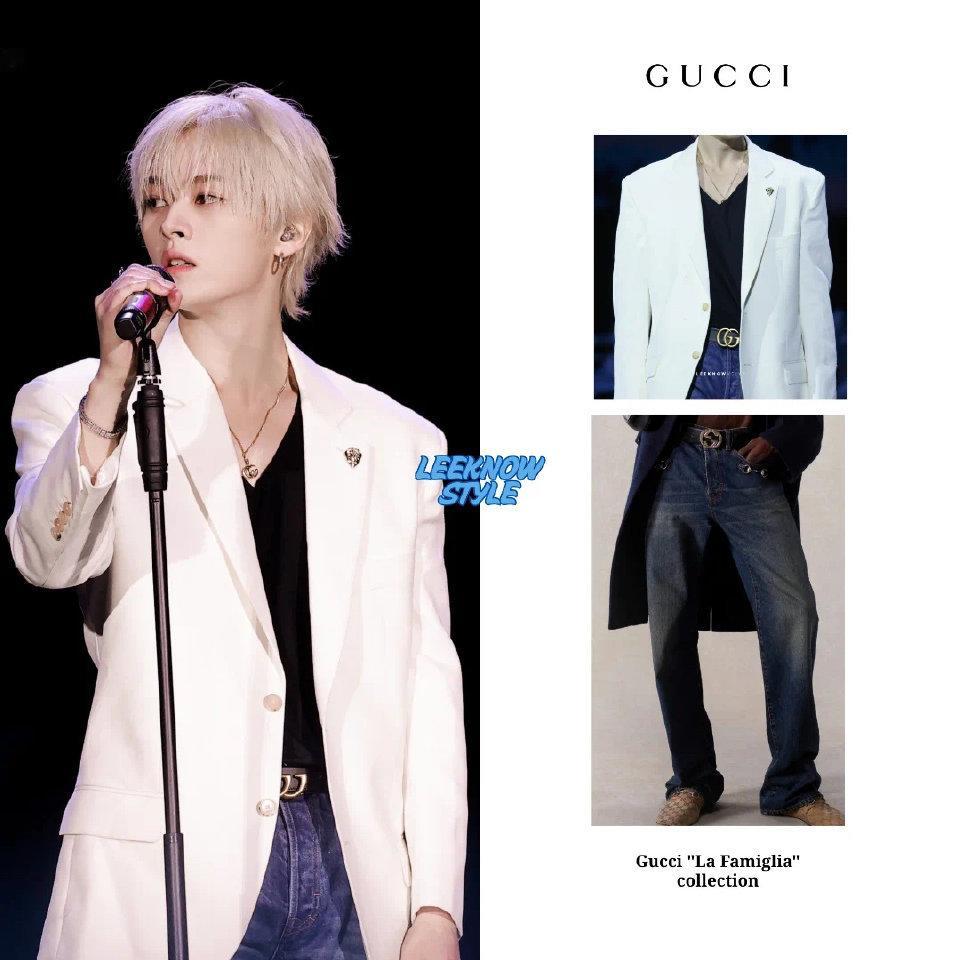 Gucci全球品牌代言人李旻浩上身专属定制款，还是Gucci新总监demna上任