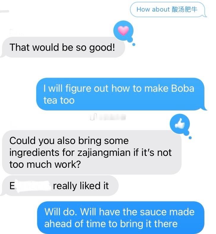 我在做饭方面的信心，在孩子们的夸奖下爆棚了。 上次的炸酱面很成功，孩子们这次还要