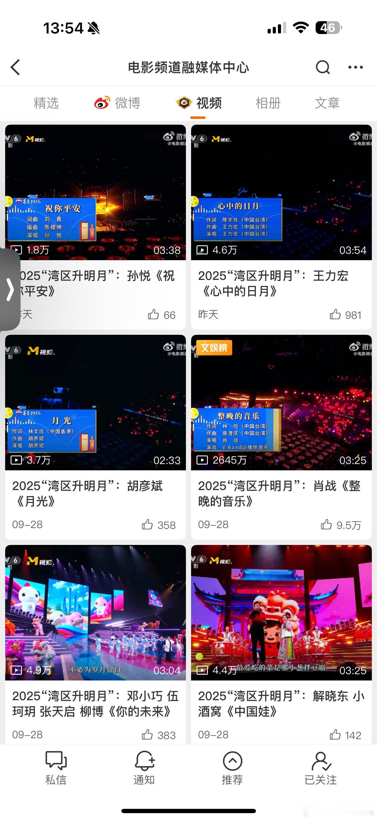 肖战电影频道《整晚的音乐》播放量破2645万，还是多个官方分流的情况！！好可怕的