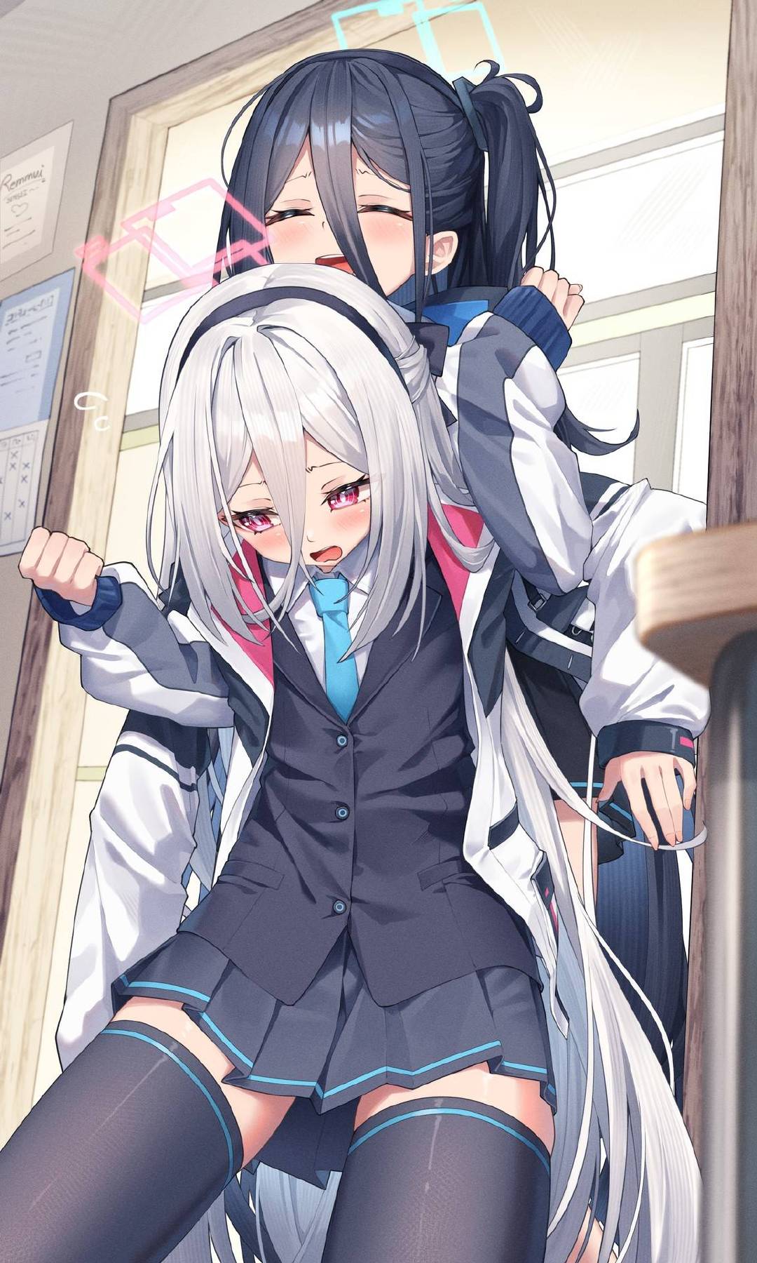 凯伊、天童爱丽丝——碧蓝档案——画师: Remmui，网页链接