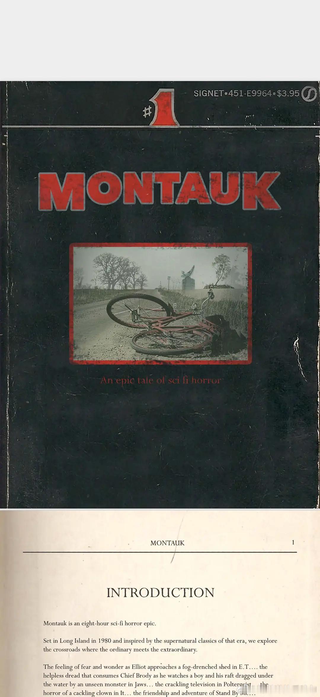 很多剧迷没见过的，这是《怪奇物语》的项目企划书立项的时候还不叫《怪奇物语》，原定