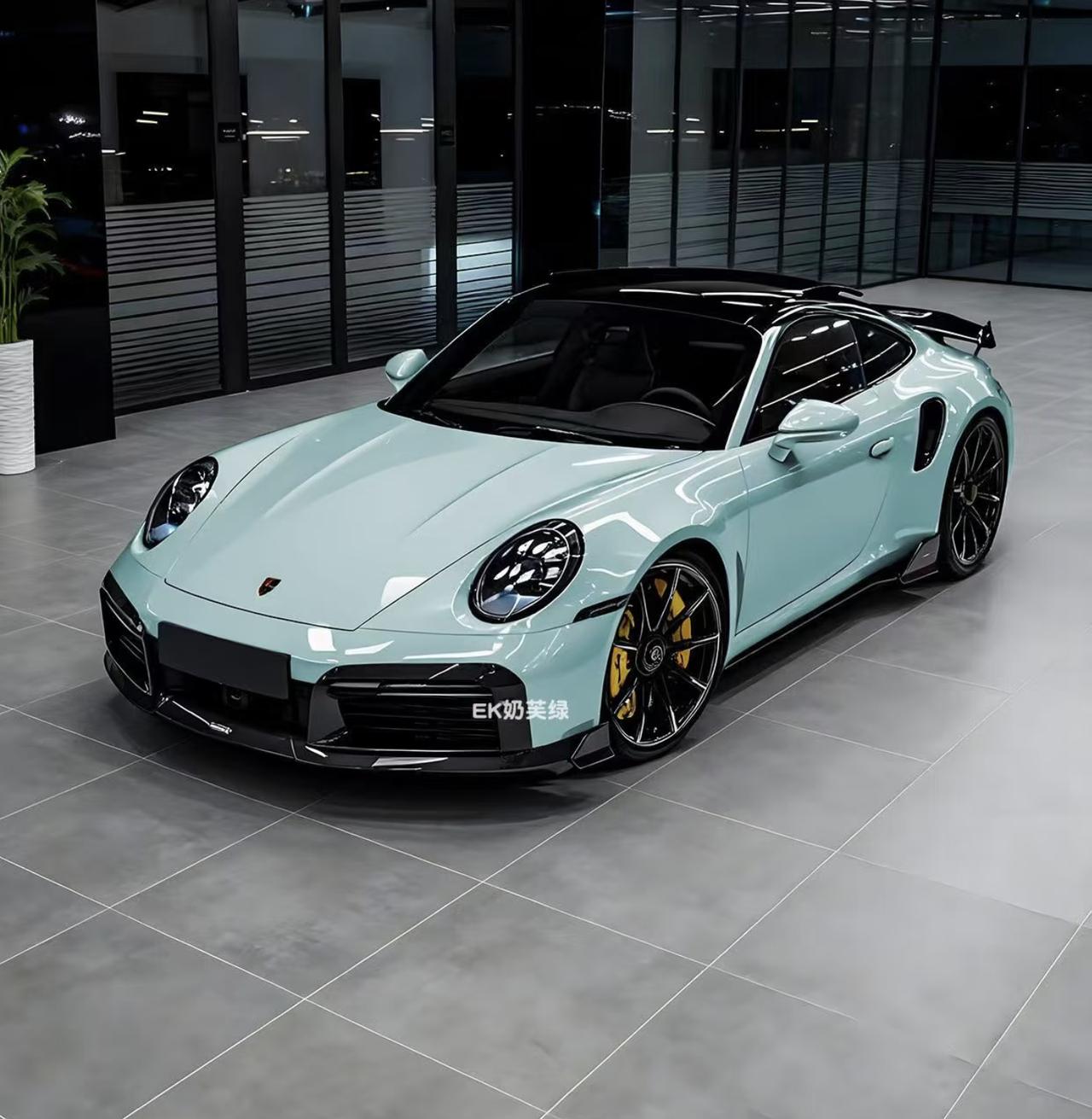 奶芙绿保时捷911，这个玩意好看不[灵光一闪]