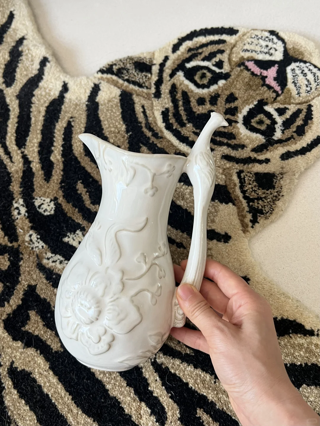 博主同款精致简约大气的孔雀花瓶